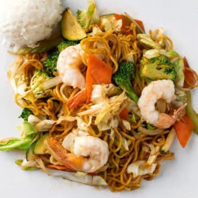 Shrimp Yakisoba.
