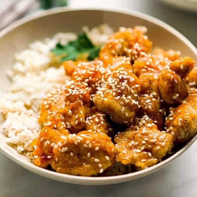 Honey Sesame Chicken Wok.