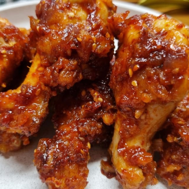 Korean Special Spicy wings (10PCS).