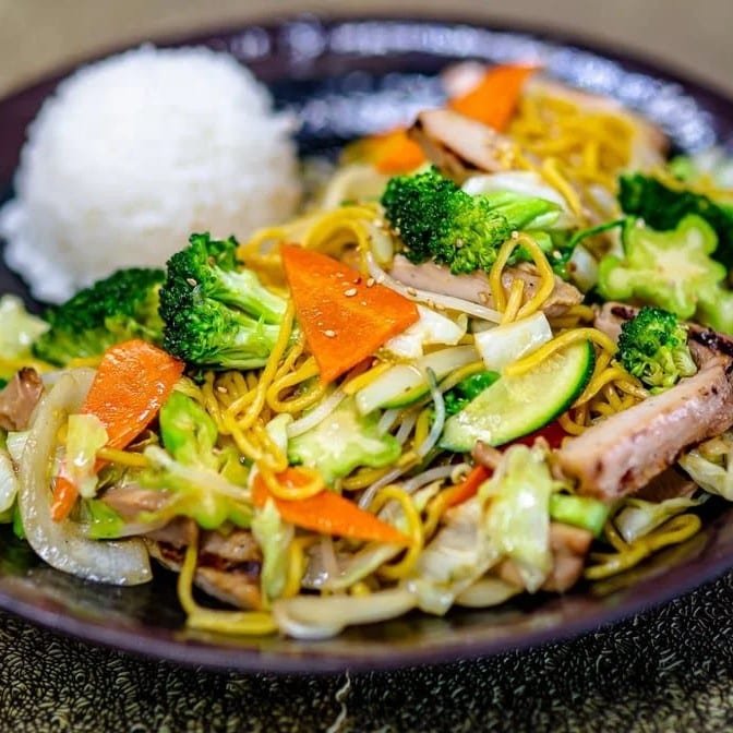Chicken Yakisoba.
