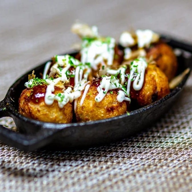Takoyaki.