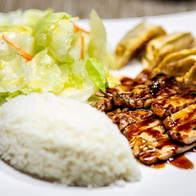 Chicken & Gyoza Combo.