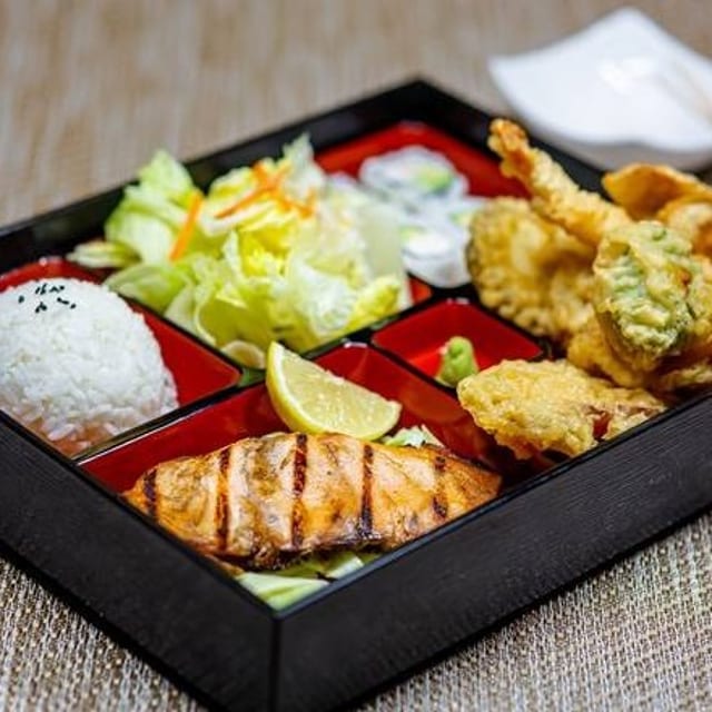 Salmon Bento.