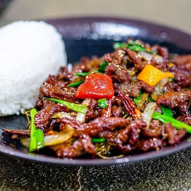 Mongolian Beef Wok.