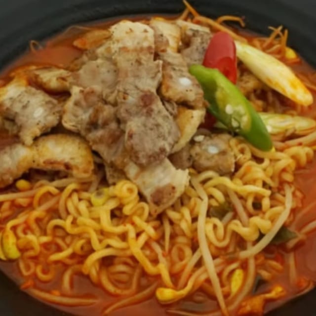 Veggie Pork Ramen.