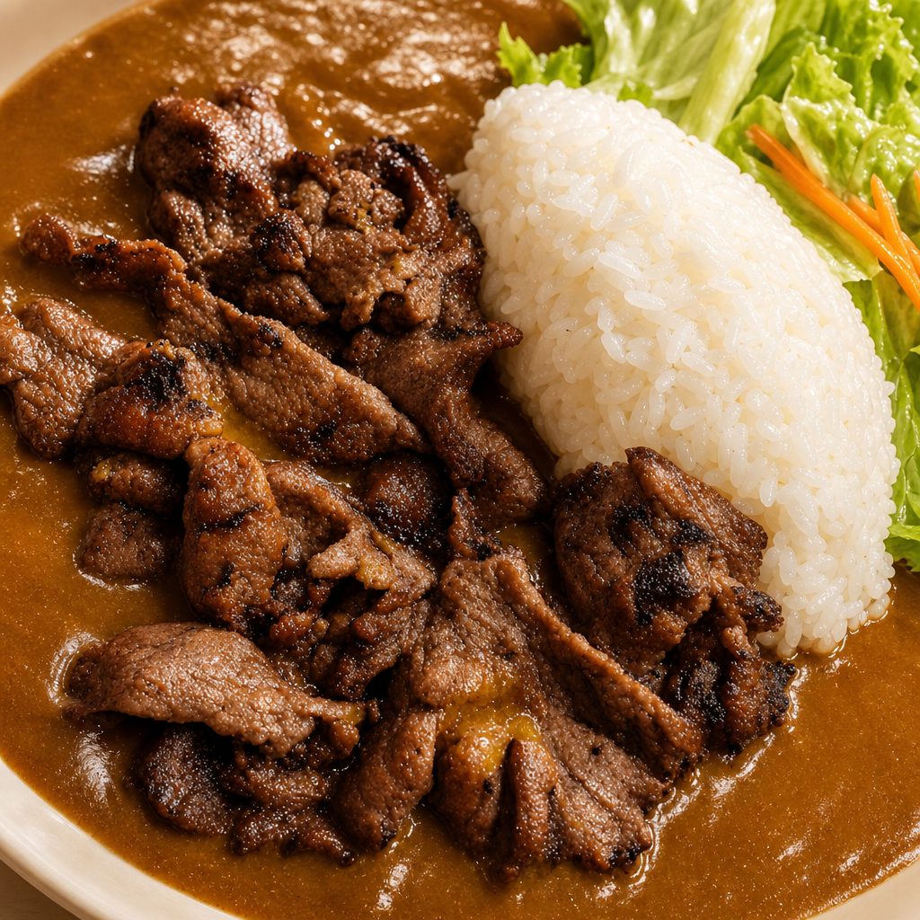 Beef Curry Rice.