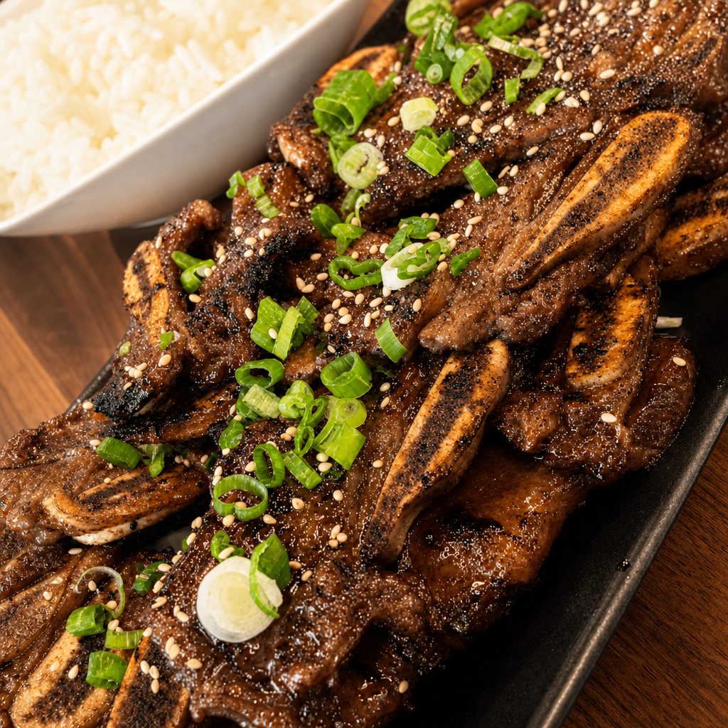 Beef Short Ribs Teriyaki.